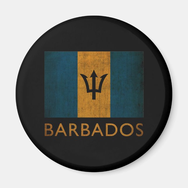 Antikes Barbados Magnet (Vorne)