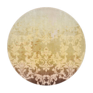 Antikes barockes Muster, ornamentaler Luxus. Schneidebrett
