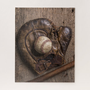 Antikes Baseballzubehör Puzzle