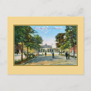 Antikes Berlin Unter Den Linden, Brandenburger Tor Postkarte