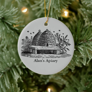 Antikes Bewick-Bienenstock-Ornament Keramik Ornament