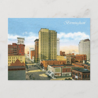 Antikes Birmingham Postkarte