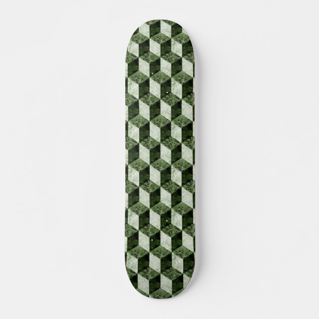 Antikes Blockmuster 03 Skateboard (Vorne)