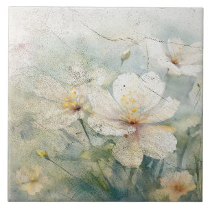 Antikes Blumen Blumen Design 339 Fliese