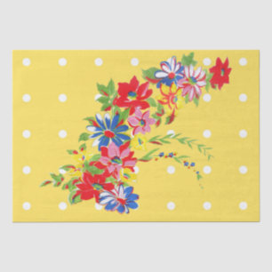 Antikes Blumen-Seidenpapier Seidenpapier