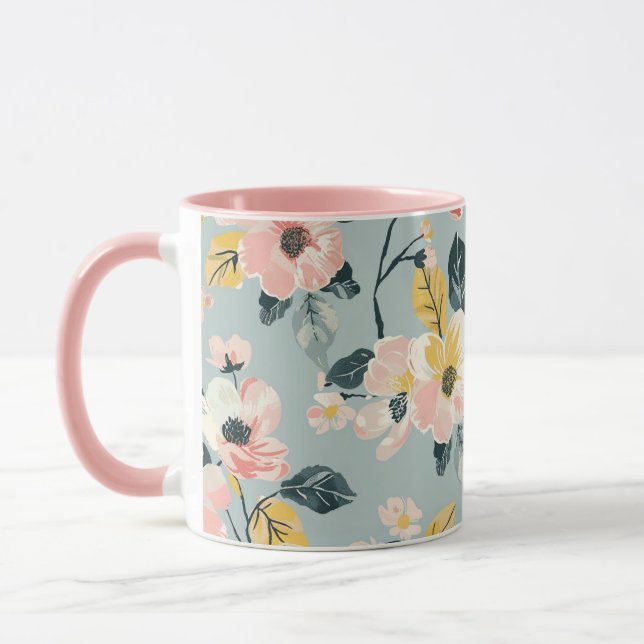 Antikes Blumencafé Tasse (Links)