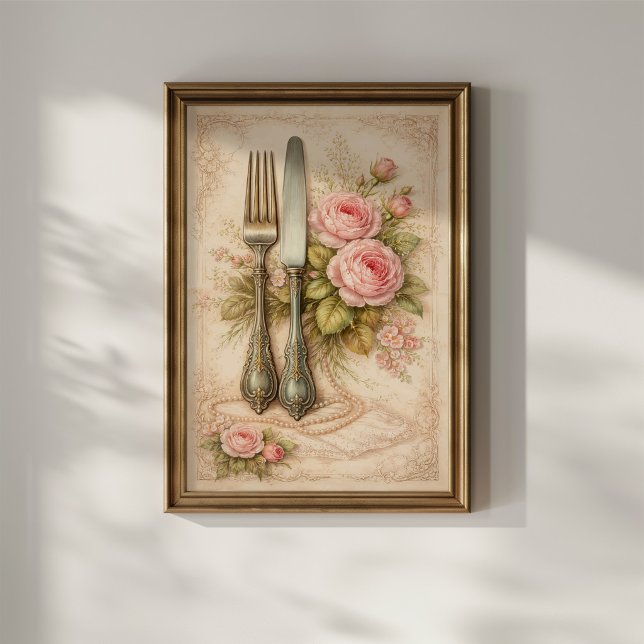 Antikes Blumengeschirr Poster (Von Creator hochgeladen)