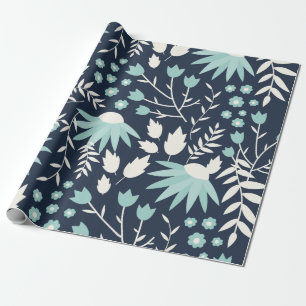 Antikes Blumenverpackungspapier Geschenkpapier
