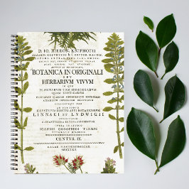 Antikes Botanik Buchzeichen Bullet Journal Notizbuch