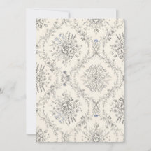 Antikes botanisches Blumengartenmuster