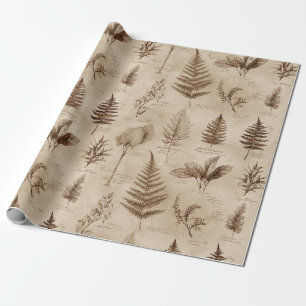 Antikes botanisches Blumenmuster (7) Geschenkpapier