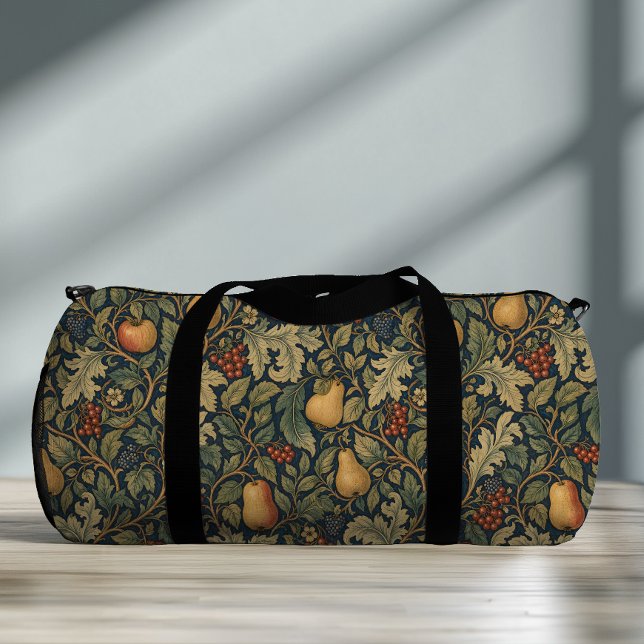 Antikes botanisches Fruchtmuster Duffle Bag (Von Creator hochgeladen)