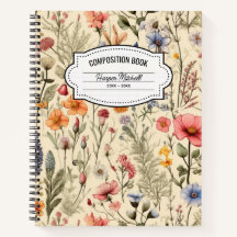 Antikes Botanisches Notizbuch