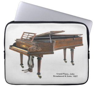 Antikes Broadwood-Flügel Musikinstrument  Laptopschutzhülle