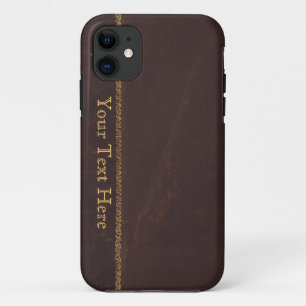 Antikes Buch-Kunstleder, vintage-retro-Look Case-Mate iPhone Hülle