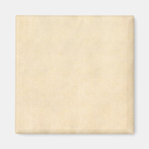 Antikes Buckskin-Tan-Leder-Pergament-Schablone Magnet