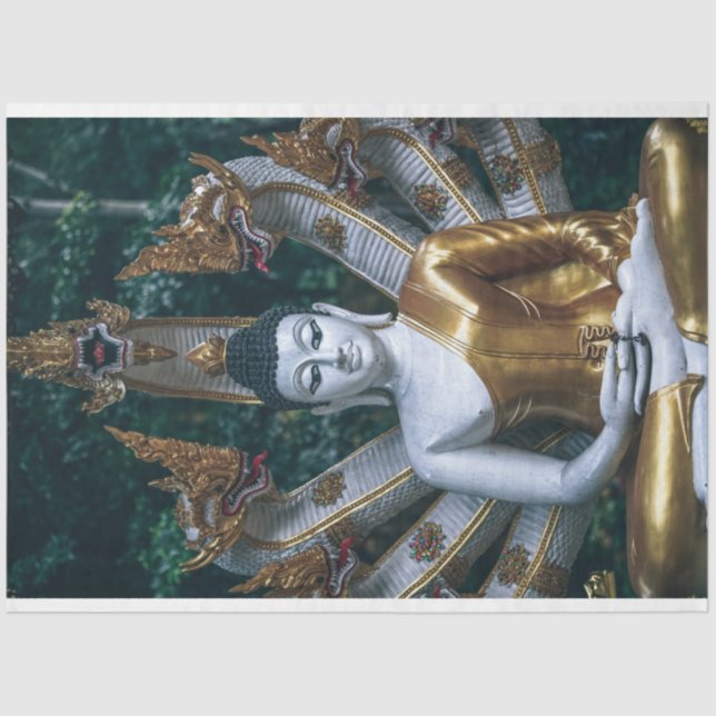 antikes Buddha-Papier Seidenpapier (Vorderseite)