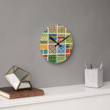 Antikes buntes Patchwork