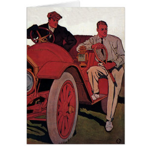 Antikes Cabrio im Stil der Männer von Vintage Tran