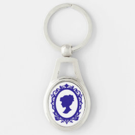 Antikes Cameo-Fußball Schlüsselanhänger