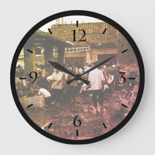 Antikes China Changsha Markt Große Uhr