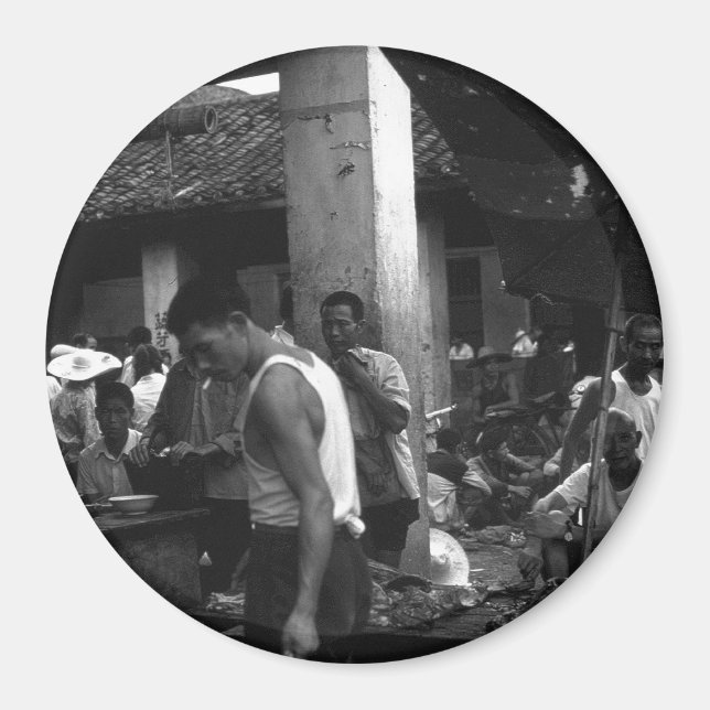Antikes China Changsha-Markt Magnet (Vorne)