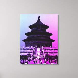 Antikes China Pekin Tempel des Himmels Leinwanddruck