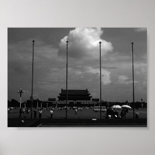 Antikes China Peking Straße Tiananmen-Platz-Tor Poster