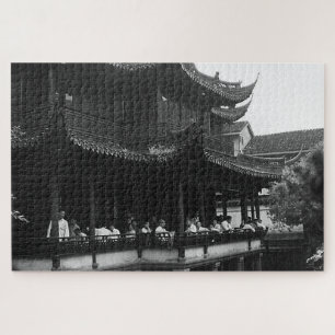 Antikes China Shanghai Yuyuan-Garten Dianchun-Hall Puzzle