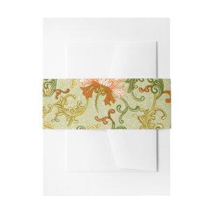 Antikes chinesisches Ornament Jones Blumen Einladungsbanderole