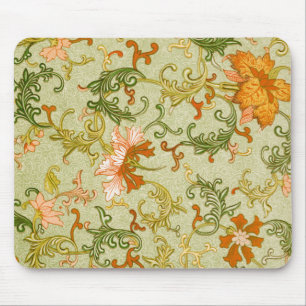 Antikes chinesisches Ornament Jones Blumen Mousepad