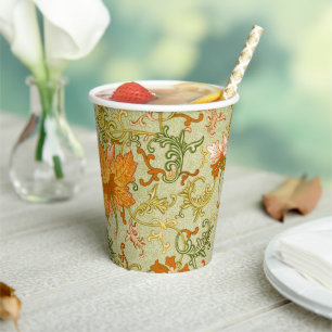 Antikes chinesisches Ornament Jones Blumen Pappbecher
