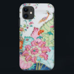 Antikes Chinoiserie-Chinaporzellan-Vogelmuster iPhone 11 Hülle<br><div class="desc">Porzellan-China Chinoiserie des Damastes antiker mit Blumen und Vogel Vintager iPhone 5 Case-Mate Muster Hollywood-Regentschaft preppy Abdeckung Falles 5S.</div>