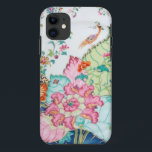 Antikes Chinoiserie-Chinaporzellan-Vogelmuster iPhone 11 Hülle<br><div class="desc">Porzellan-China Chinoiserie des Damastes antiker mit Blumen und Vogel Vintager iPhone 5 Case-Mate Muster Hollywood-Regentschaft preppy Abdeckung Falles 5S.</div>