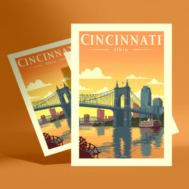 Antikes Cincinnati Ohio Postkarte (Von Creator hochgeladen)