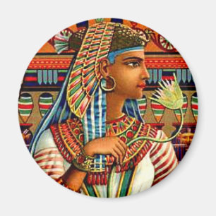 Antikes Cleopatra-Design im ägyptischen Revival-St Magnet