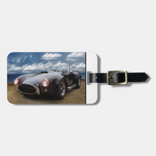 Antikes Cobra am Strand Gepäckanhänger