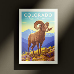 Antikes Colorado Postkarte