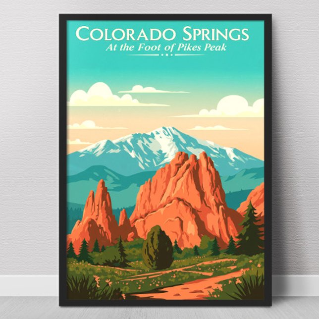 Antikes Colorado Springs Poster (Von Creator hochgeladen)