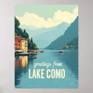 Antikes Comer See Poster