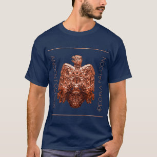 Antikes Copper Peoria Falcon Restauriert T-Shirt