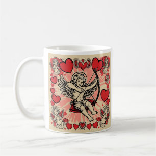 Antikes Cupide Liebe Kaffeetasse