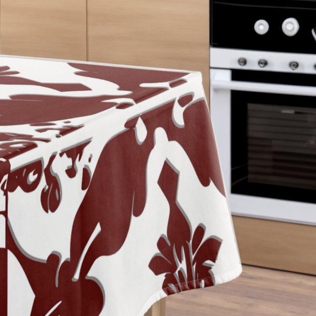 Antikes Damast-Monogramm Tischdecke (Von Creator hochgeladen)