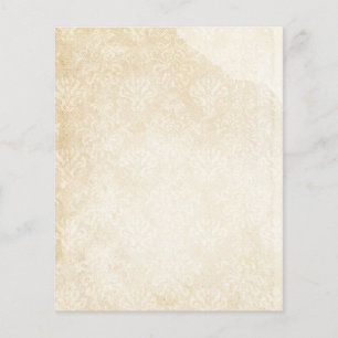 Antikes Damast-Schreibpapier