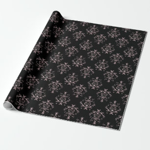Antikes Damastmuster Geschenkpapier