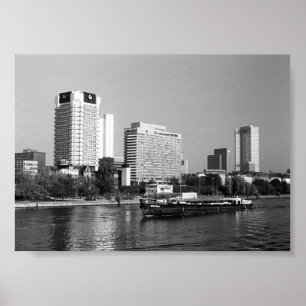 Antikes Deutschland Frankfurt Main Fluss Poster