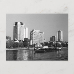 Antikes Deutschland Frankfurt Main Fluss Postkarte