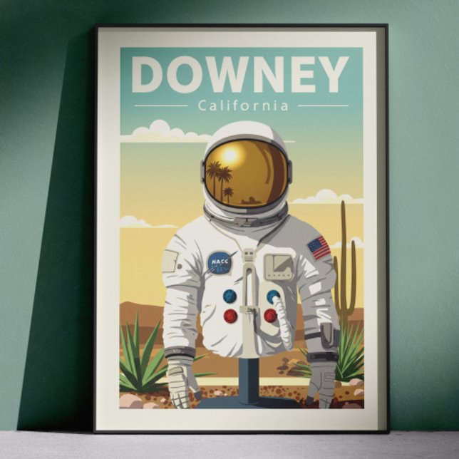 Antikes Downey Kalifornien Poster (Von Creator hochgeladen)