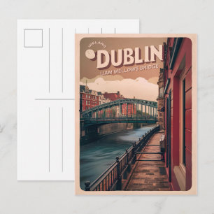 Antikes Dublin, Irland Reise Geschenke Postkarte