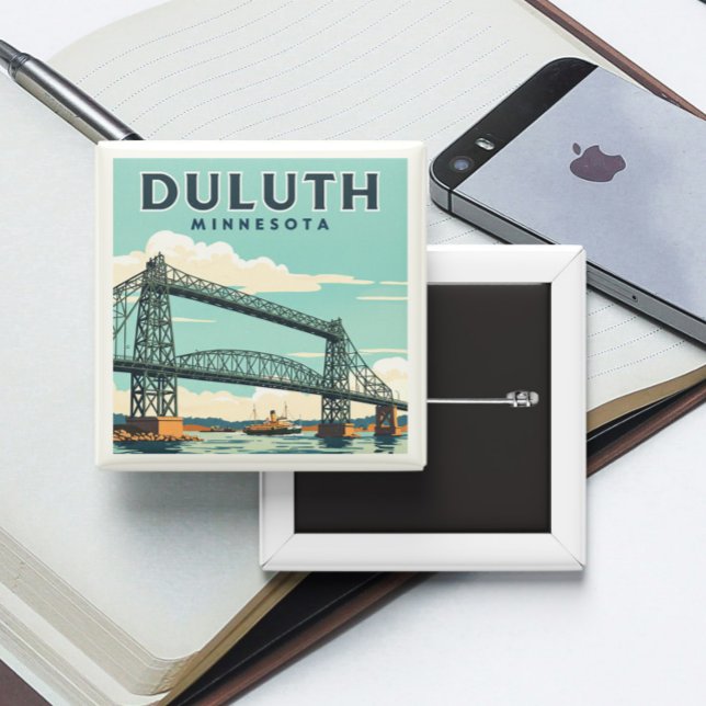 Antikes Duluth Minnesota Button (Von Creator hochgeladen)